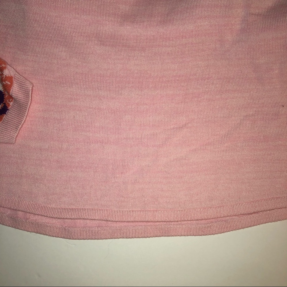 Pink Deer Pattern Sweater - Picture 9 of 11